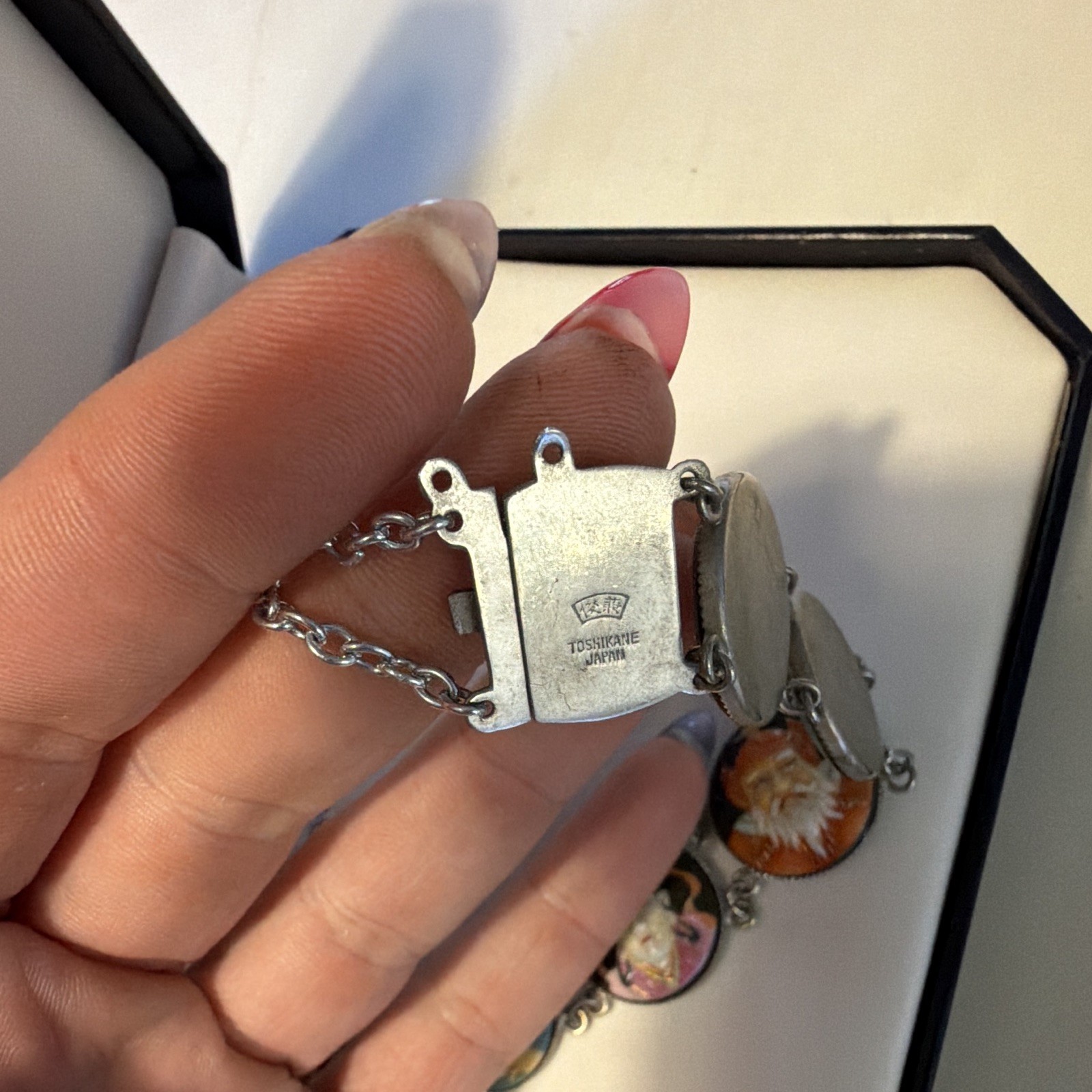 Toshikane Seven Lucky Gods Porcelain Necklace
