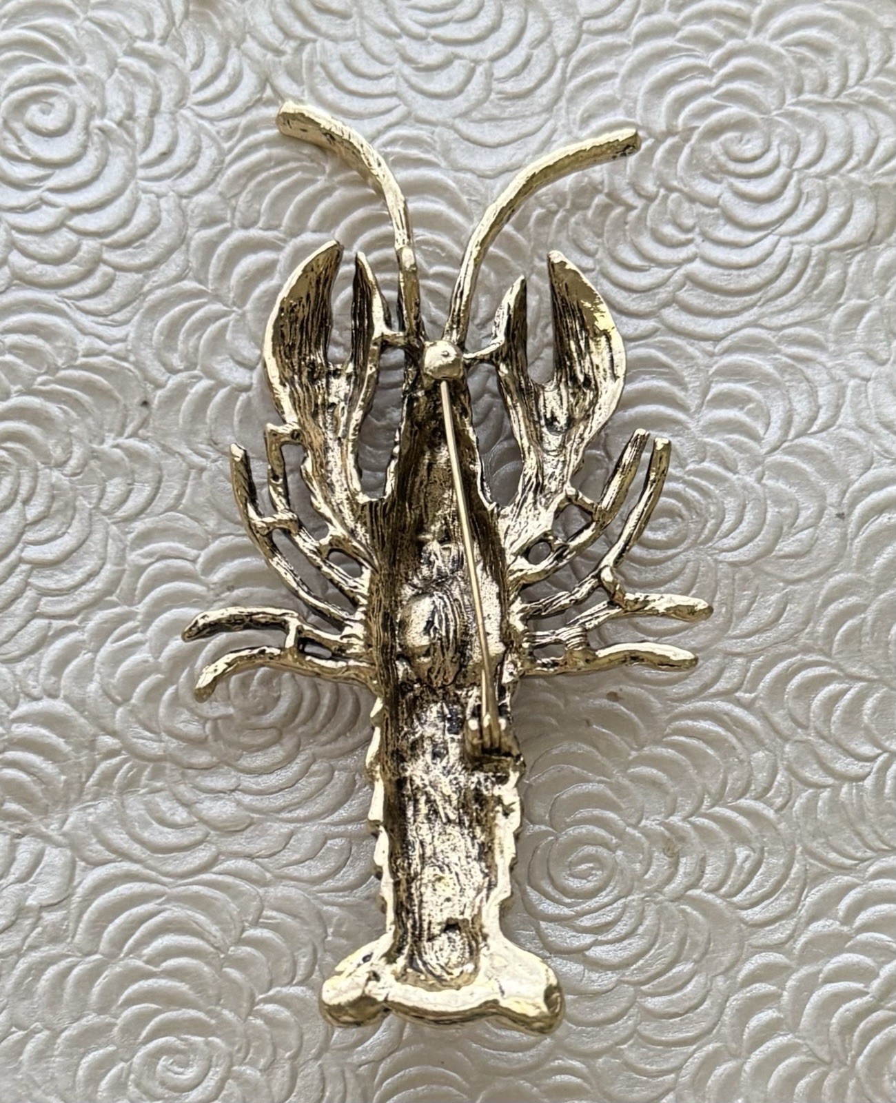 Vintage Style large lobster brooch /pendant
