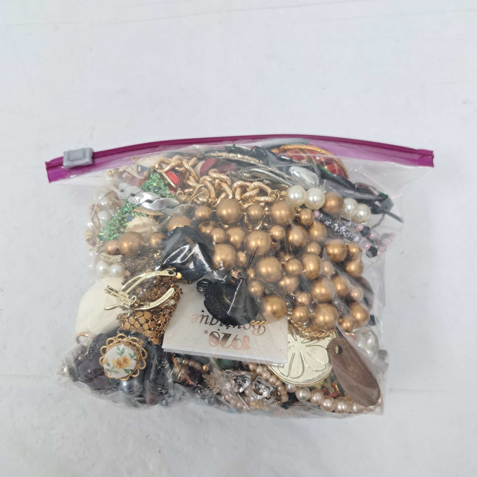 Bag Old Unsearched Jewelry Lot Vintage Estate Find Junk Drawer