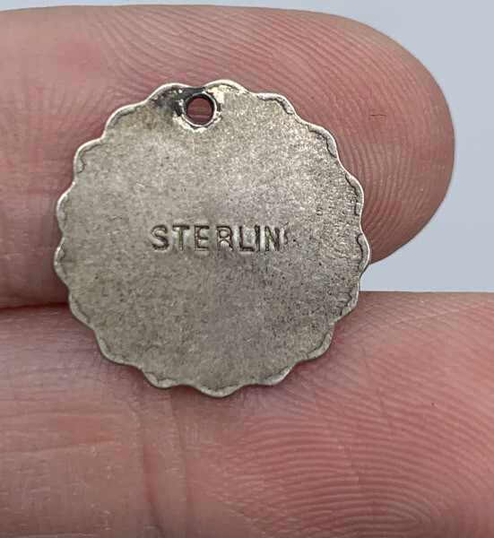 Sterling Silver Lincoln Tomb Springfield IL Vintage Charm Pendant