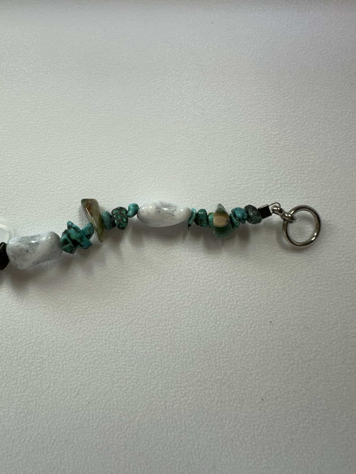 Natural Stone Bracelet. Multiple Stone Types Including Turquoise Size 6.5”