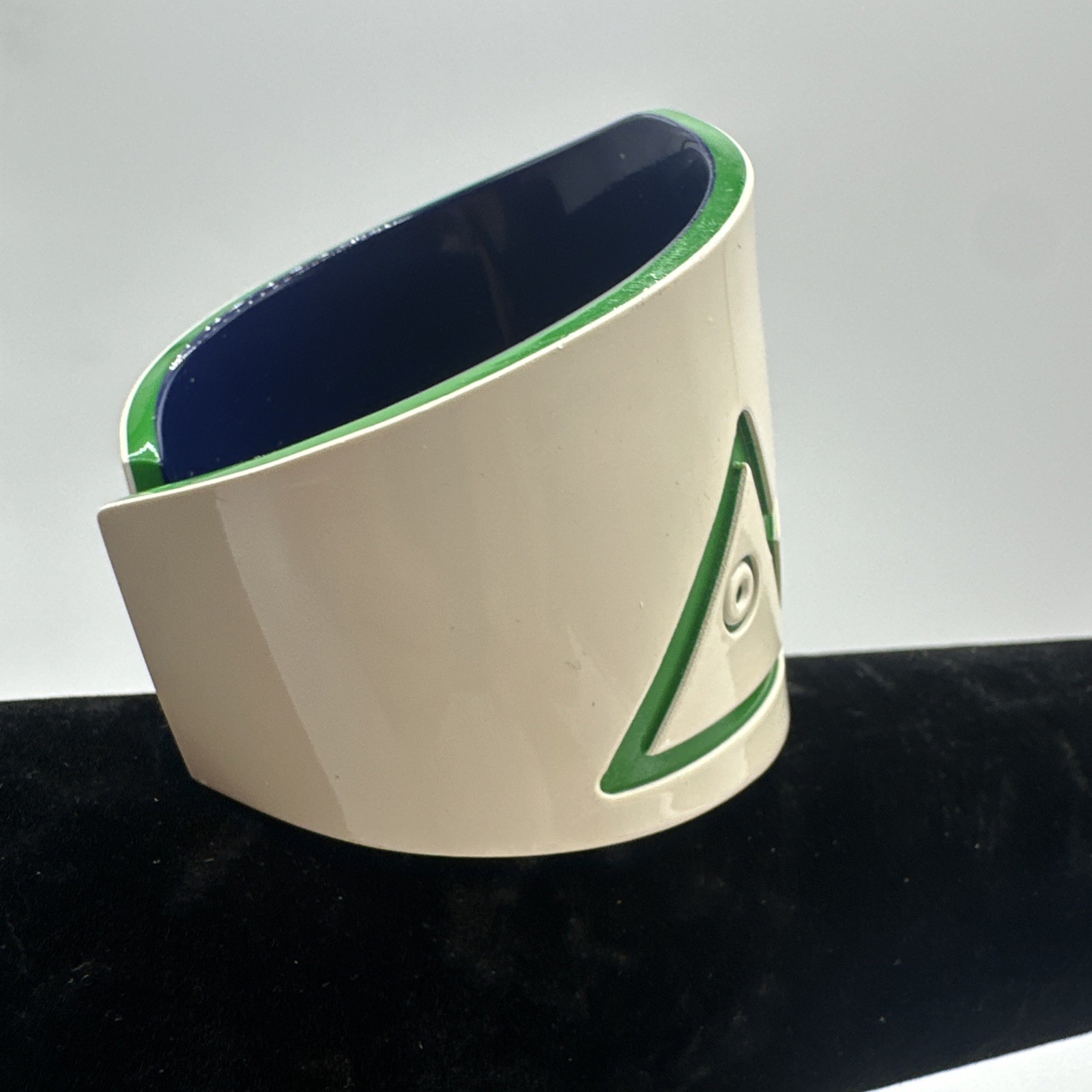 Fiorucci Vintage Fishbone Plastic Bracelet. See pics.