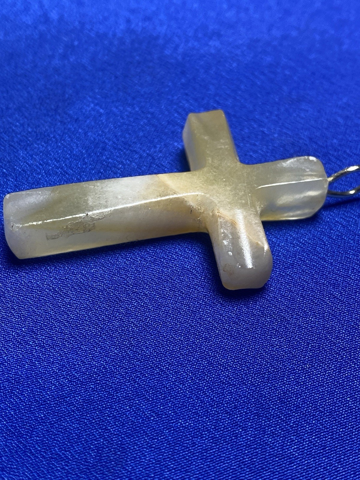 VINTAGE Cross Pendant –Shell/Mother-of-Pearl– 1.75”– Buyer to Confirm Material