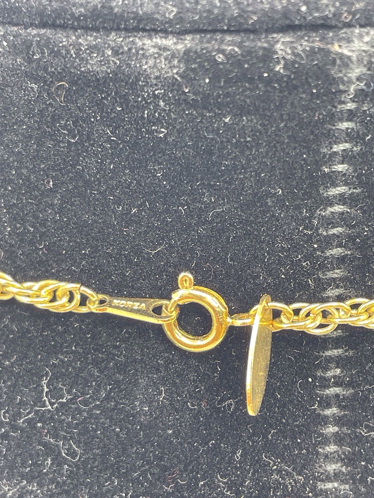 Vintage Sarah Coventry Necklace Chain Yellow Gold Tone Rope 30” Korea