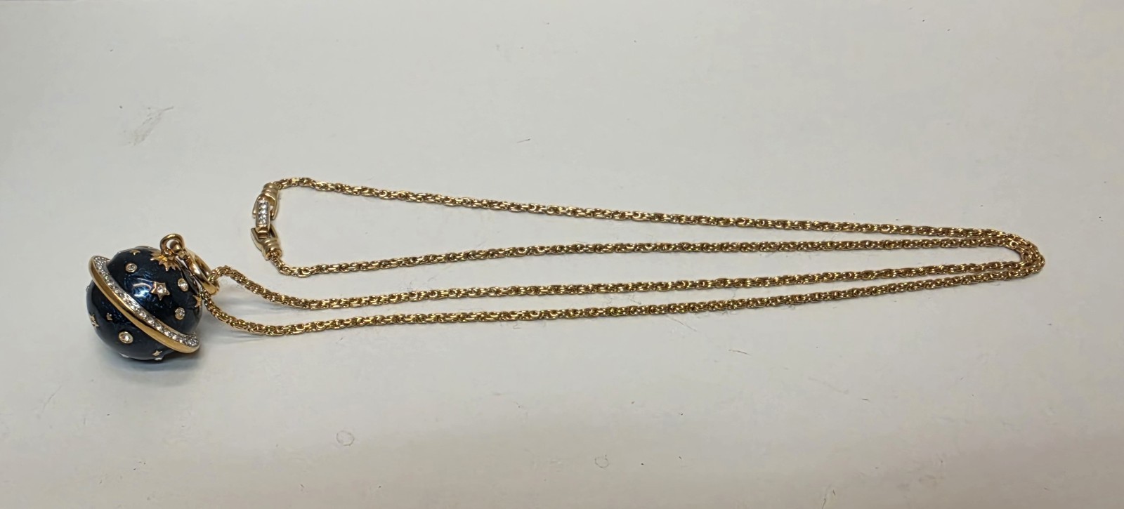 1980s Swarovski Celestial 4 Pc Set Necklace Brooch Earrings Star Moon Saturn HTF