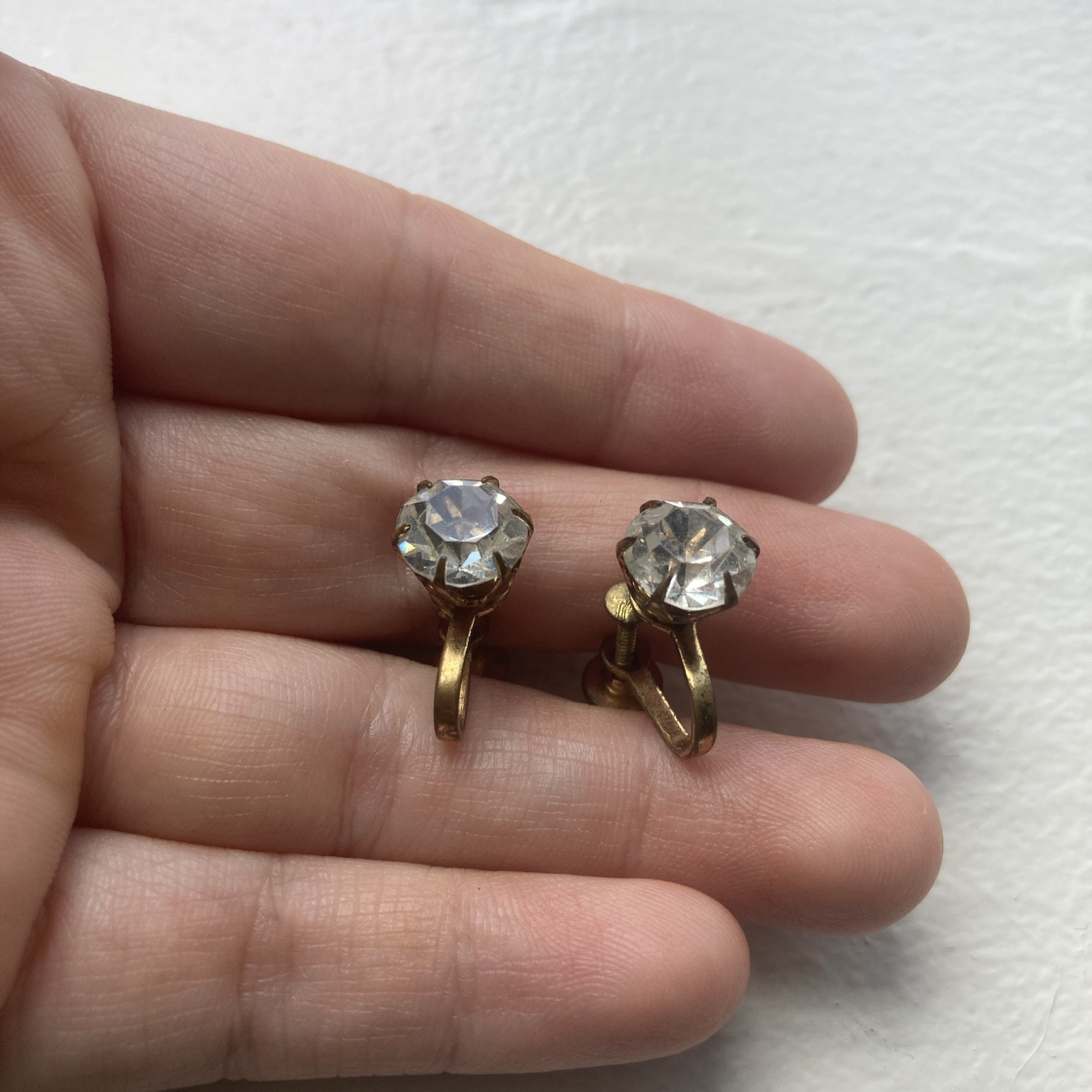 Vintage Costume Screw On Studs