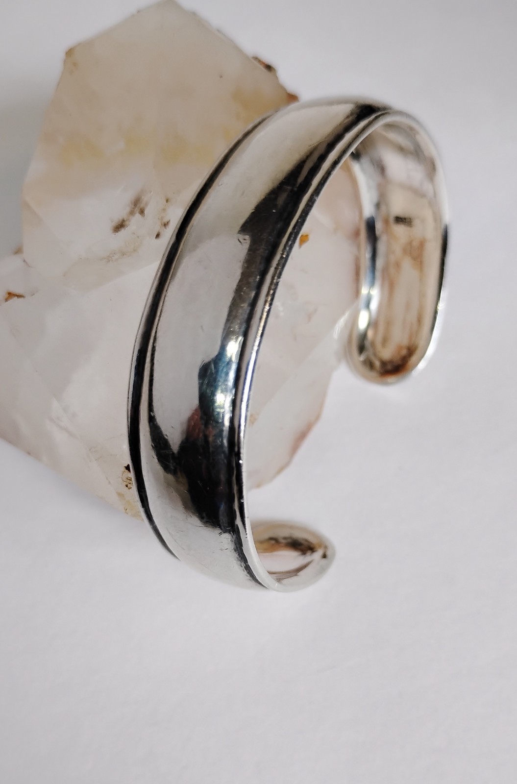 JAMES AVERY Domed Christina Cuff Bracelet 925 Sterling Silver, Retired Piece