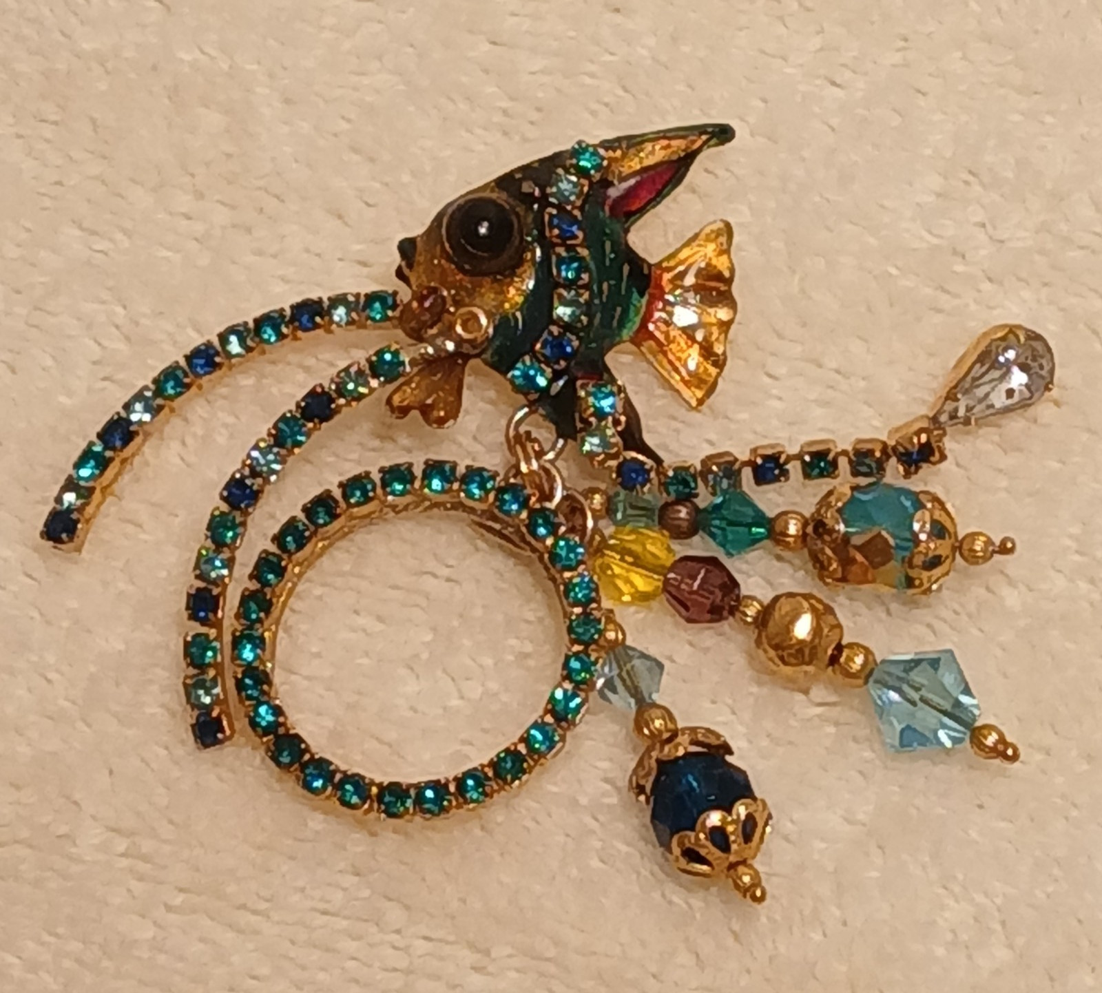Lunch at The Ritz “Ocean Blue Loop” post earrings