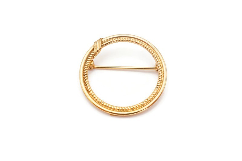 Vintage Gold Filled Brooch Pin K4