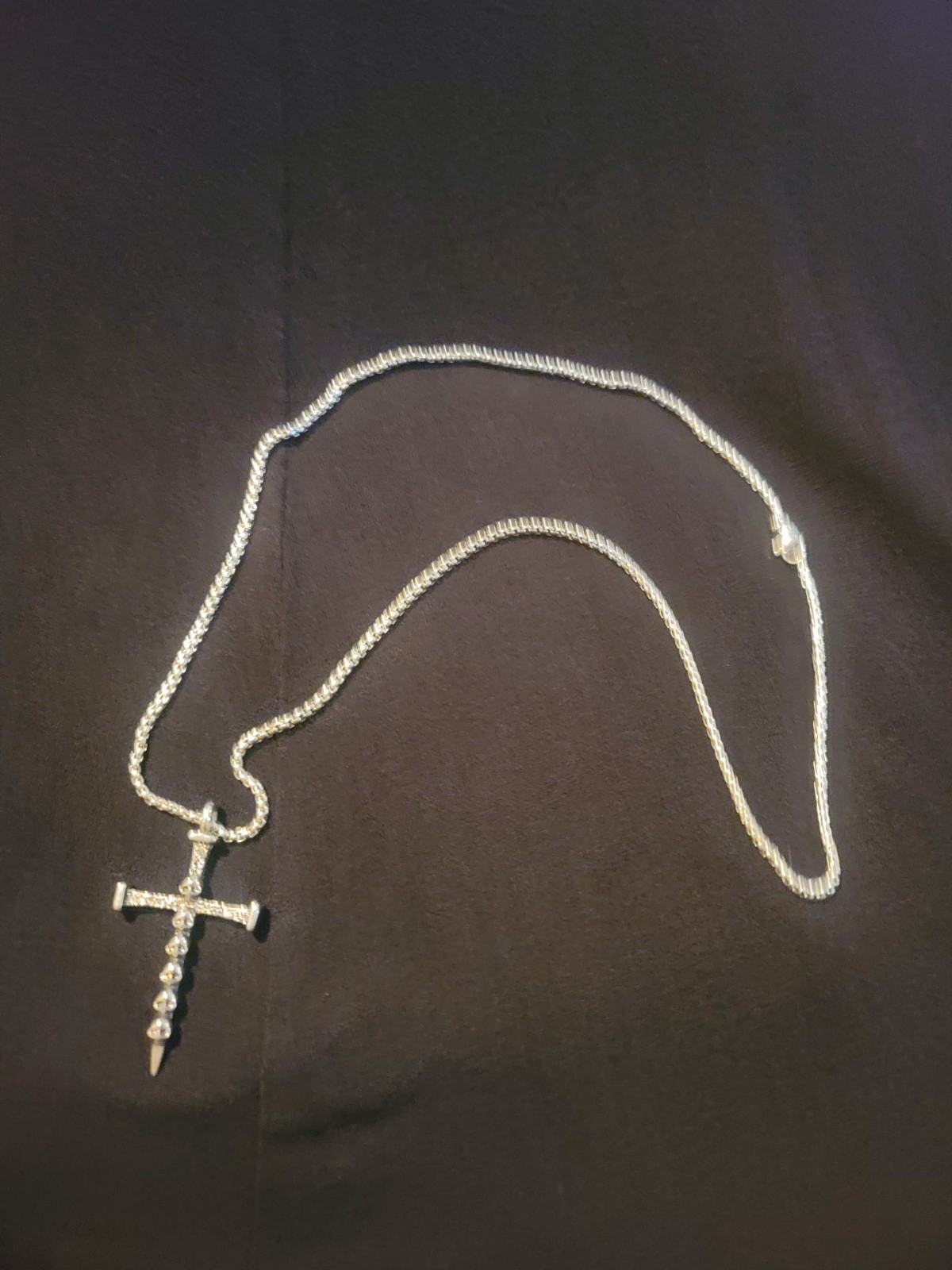 Vintage Gothic Cross Skull Pendant Necklace Style, Zinc Alloy,for Casual Attire