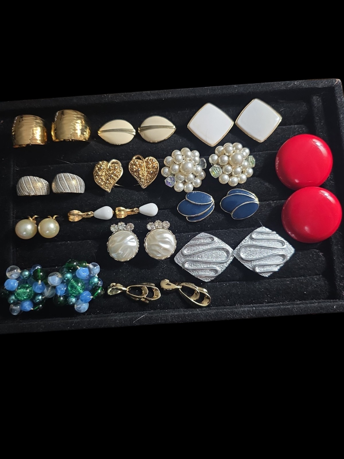 Vintage Napier Segal Sarah Cov & Other Clip Earring Lot 14 Pair