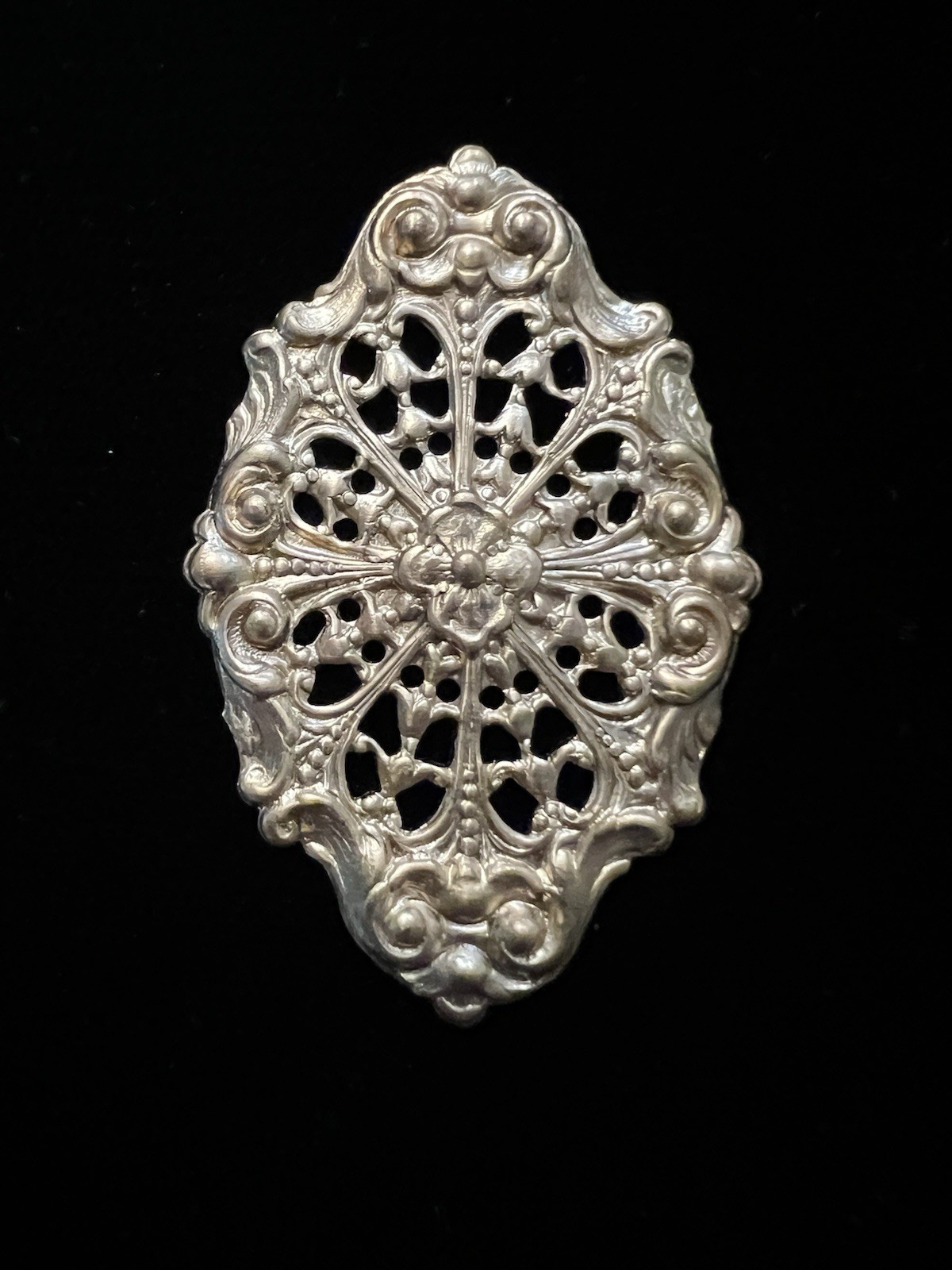 Large Vintage Brass Stamping Ornate/Victorian beauty from famous RI manufacturer