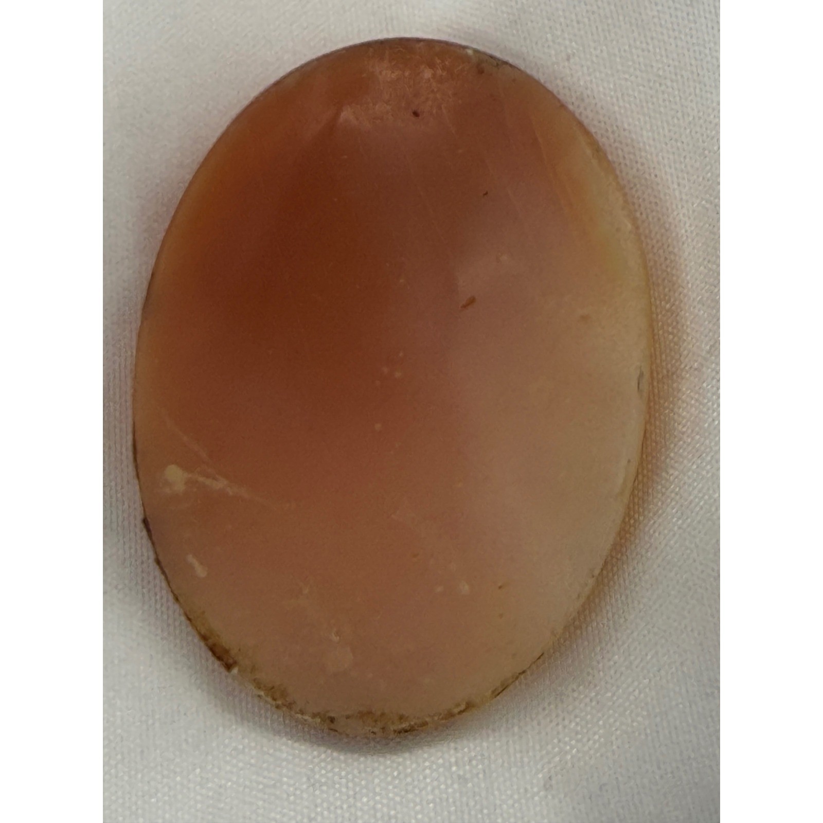 Artemis Diana the Huntress Antique Hand Carved Shell Cameo Loose Oval Cabochon