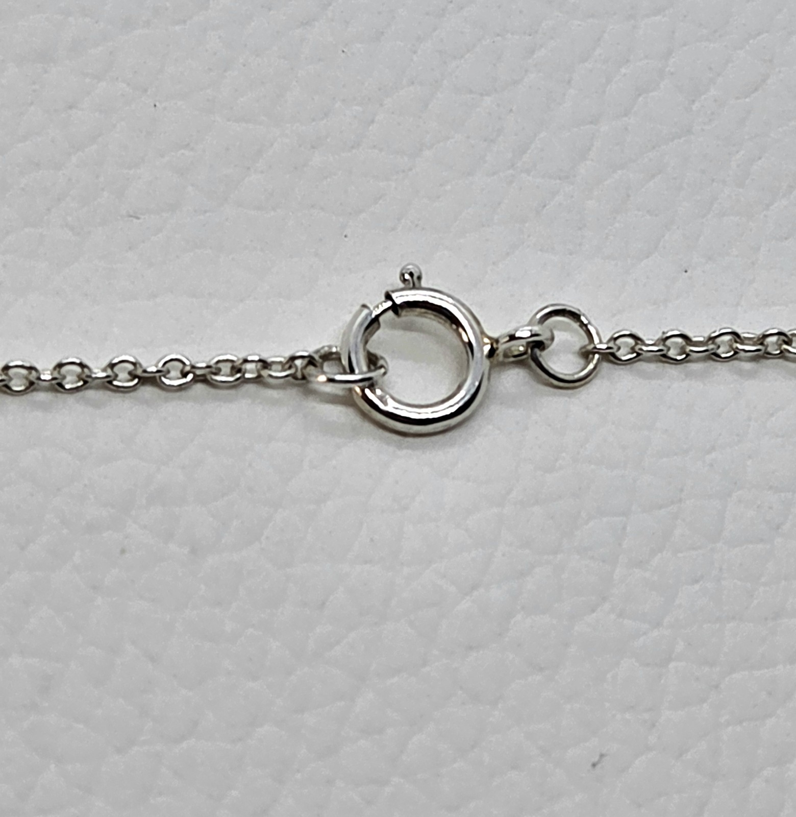 Vintage Avon Sterling Silver 925 Cubic Zirconia Cross Pendant Chain Necklace 19″