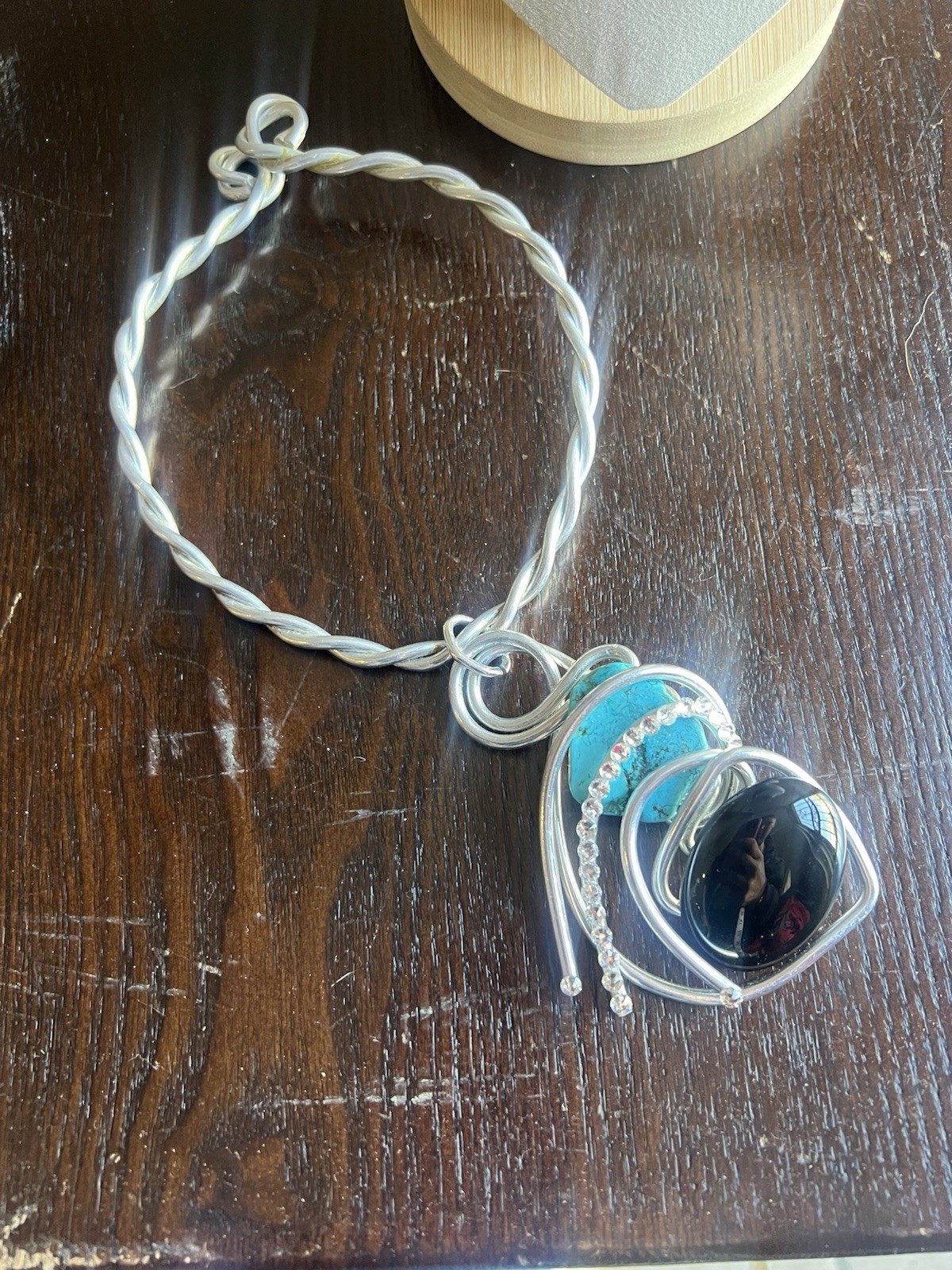 Signed designer Jeff Lieb necklace