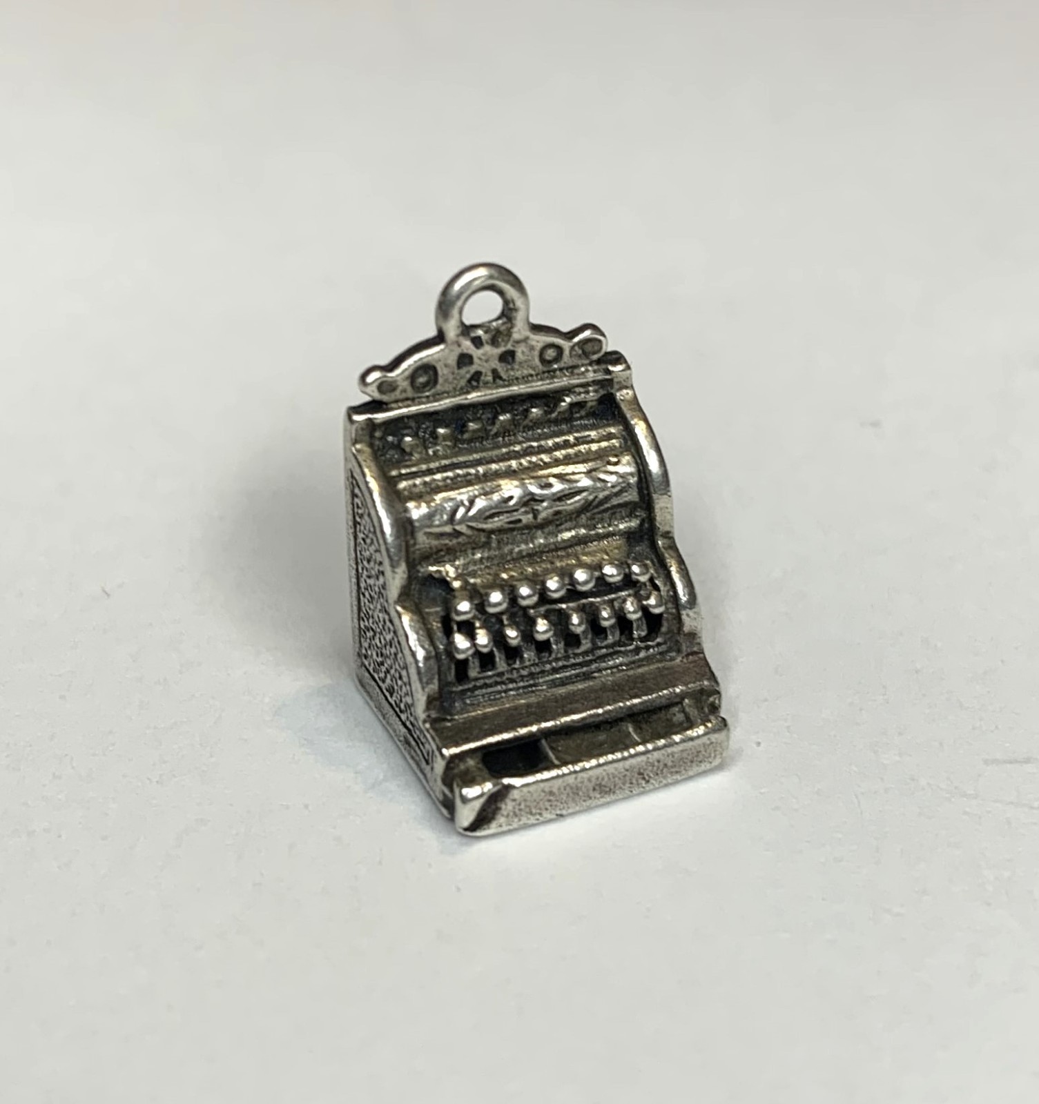 Vintage Danecraft Sterling Silver Cash Register Charm