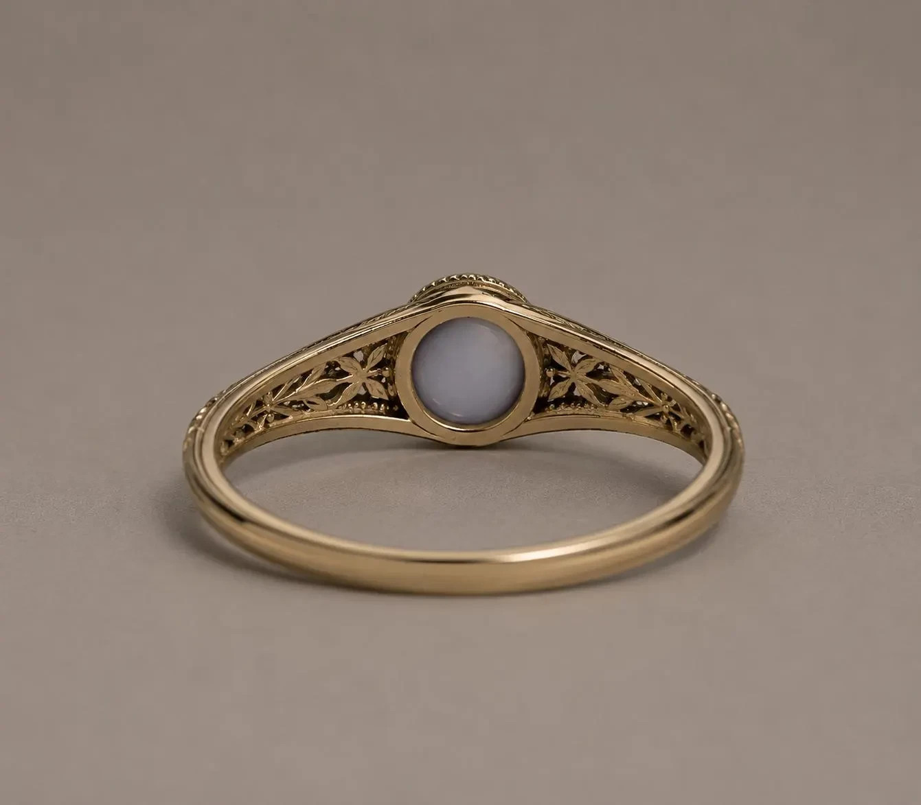 Natural Star Sapphire Ring 925 Sterling Silver Vintage Filigree Handmade Ring