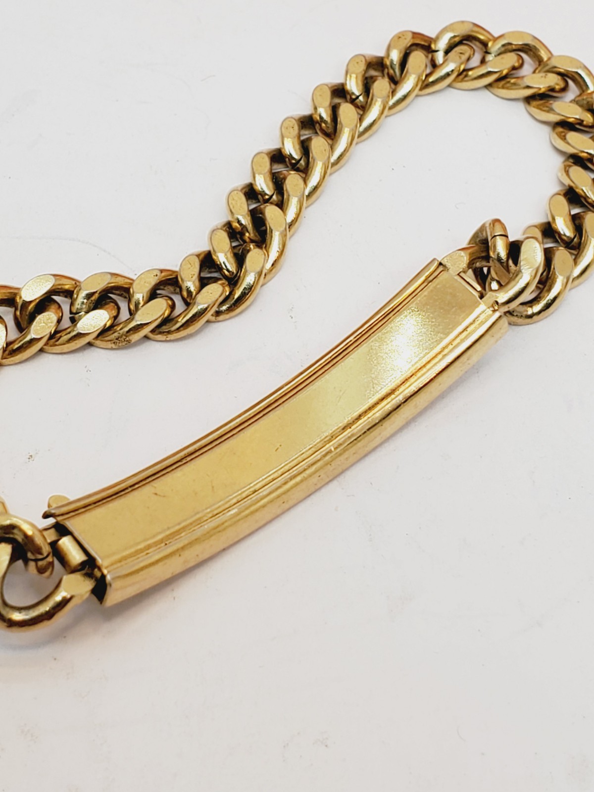 Vintage Spiedel ID Engravable Identity Bracelet Heavy Men’s Chain (76)