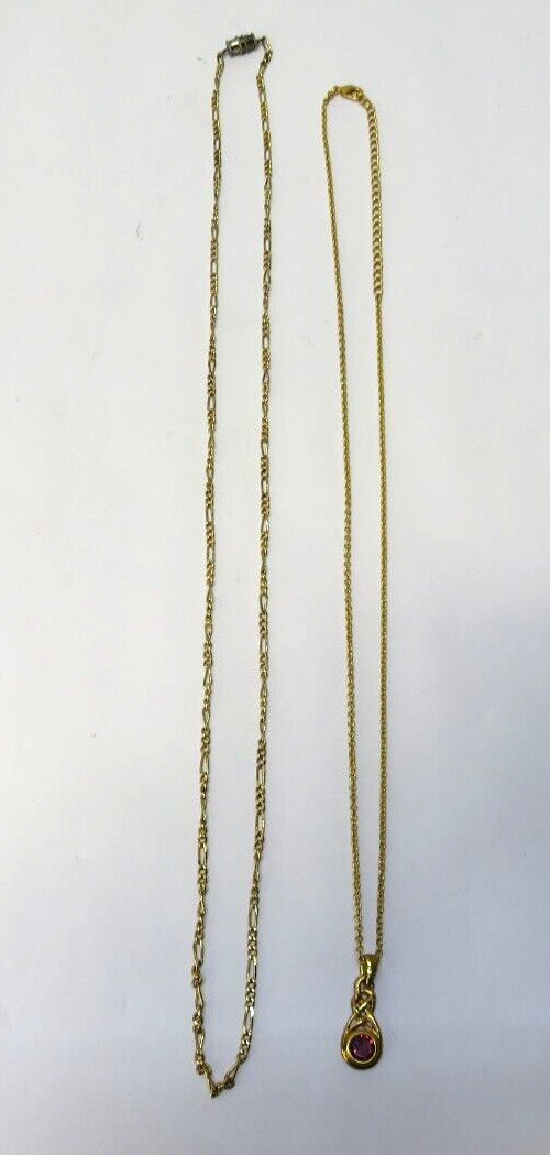 Vintage LOT of 12 Necklaces Assorted Sizes & Colors Gold red white pearl