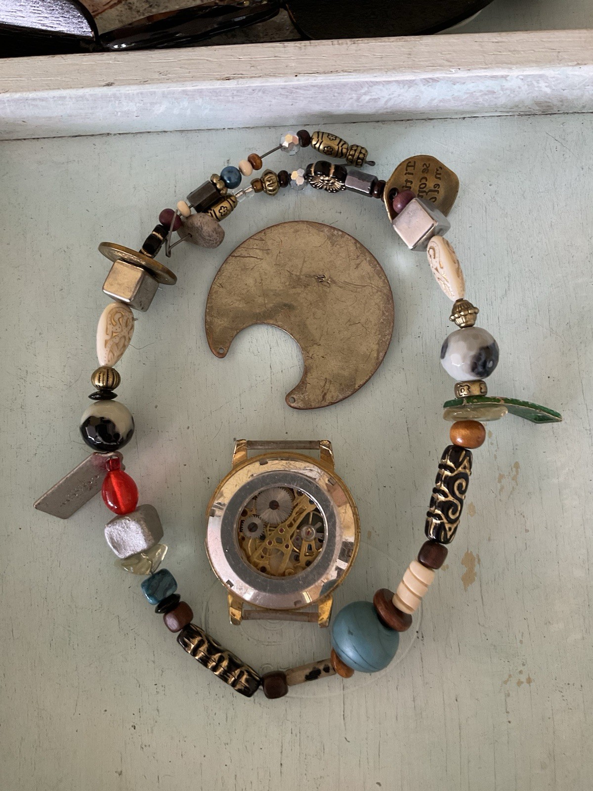 Vintage to modern Jewelry junk drawer Lot Harvest scrap wear repair Fun pieces!
