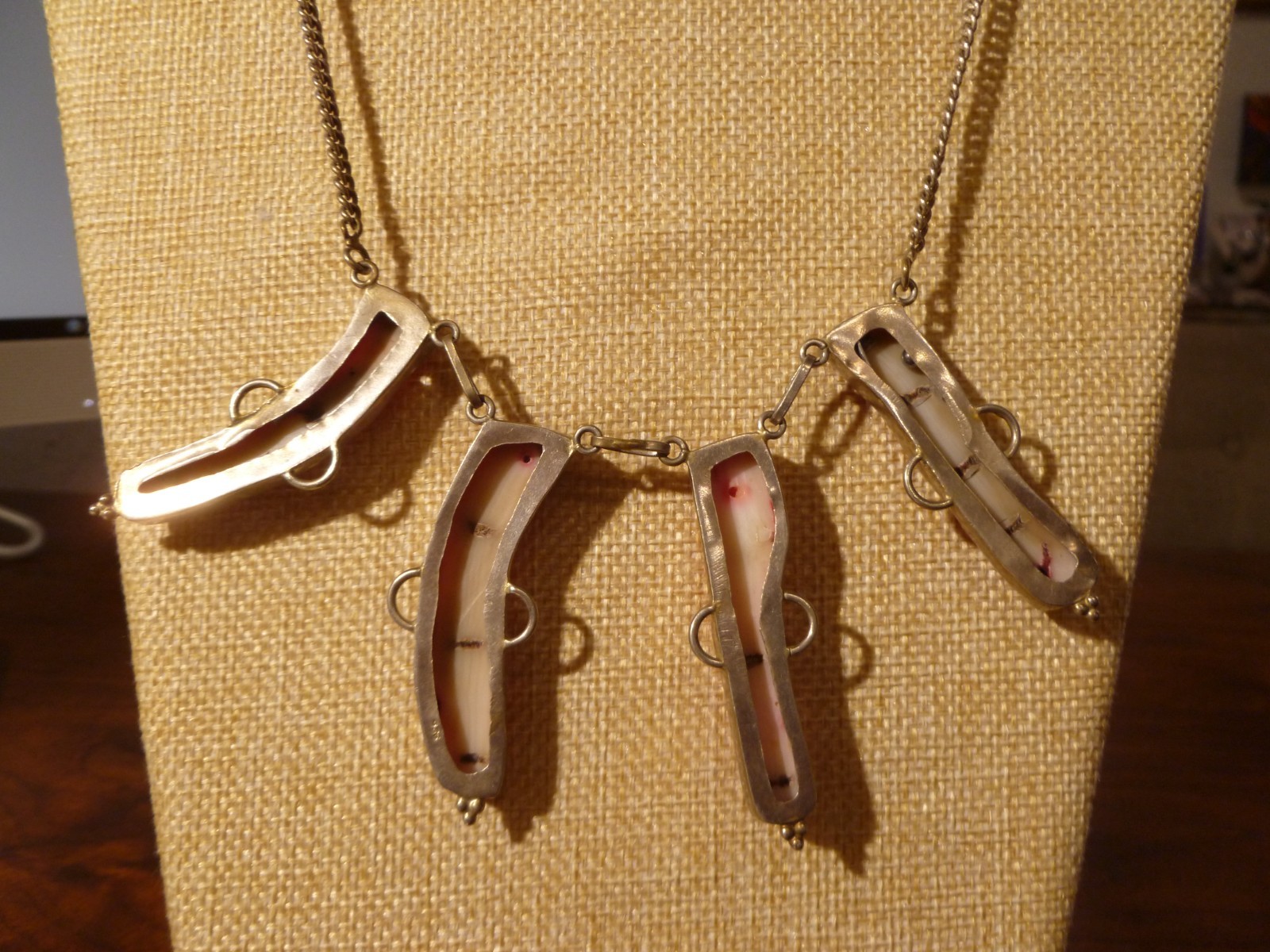 Contemporary Branch Raw Coral Necklace Bracelet Earrings Set On Sterling Silver
