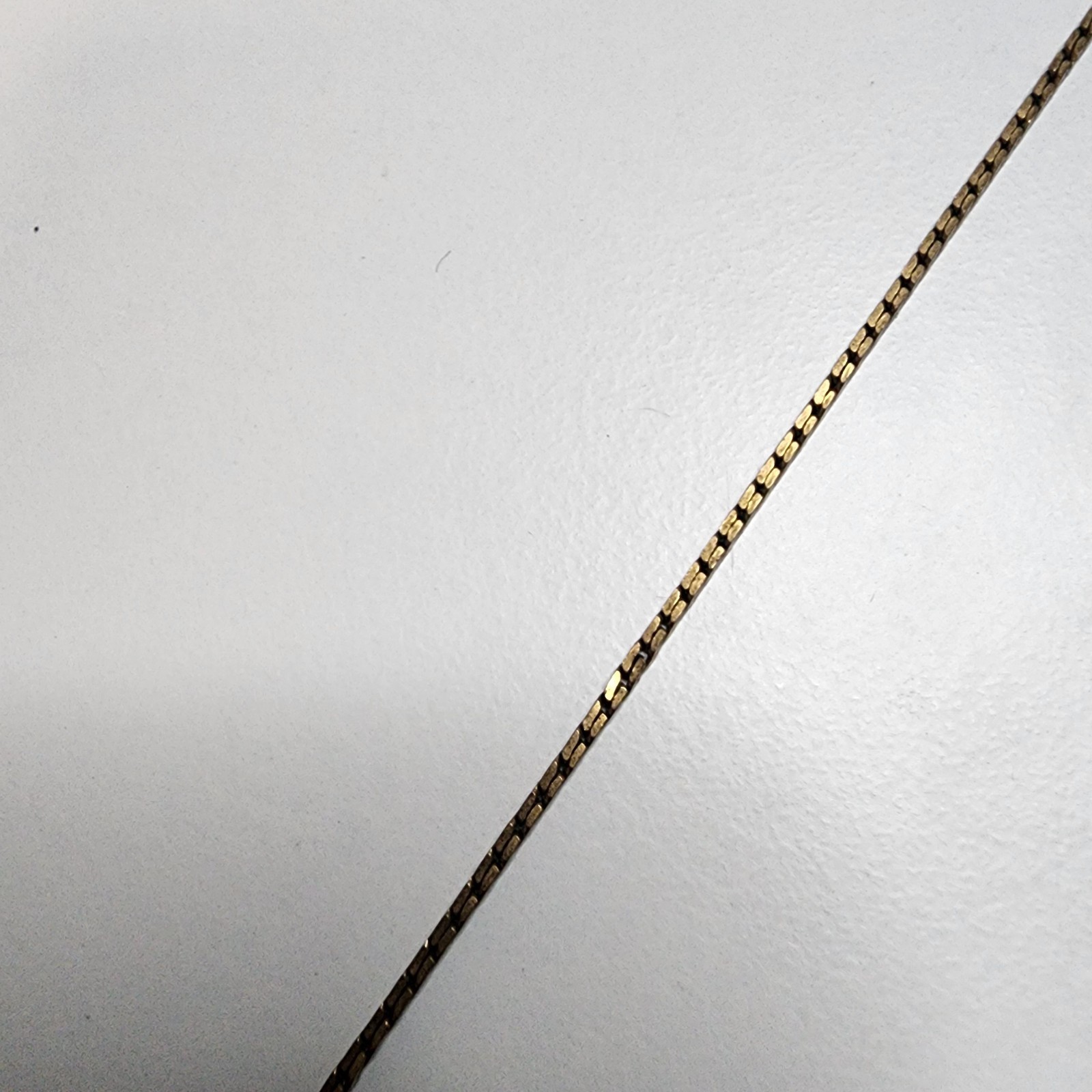 Vintage Napier Gold Tone Serpentine Necklace 20″ Chain Snake Signed Estate Nice