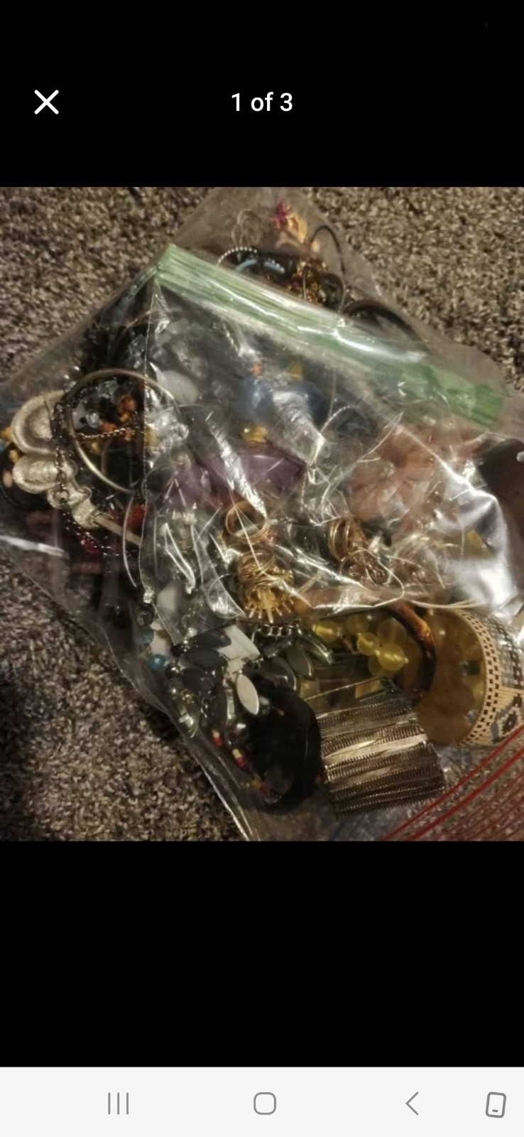 3 Pounds Jewelry Costume Vintage Mix LBS necklaces bracelets pins rings etc lbs