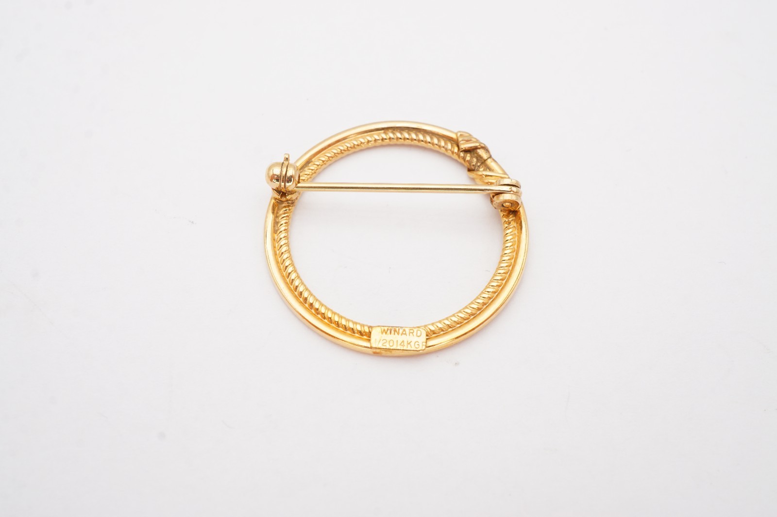 Vintage Gold Filled Brooch Pin K4