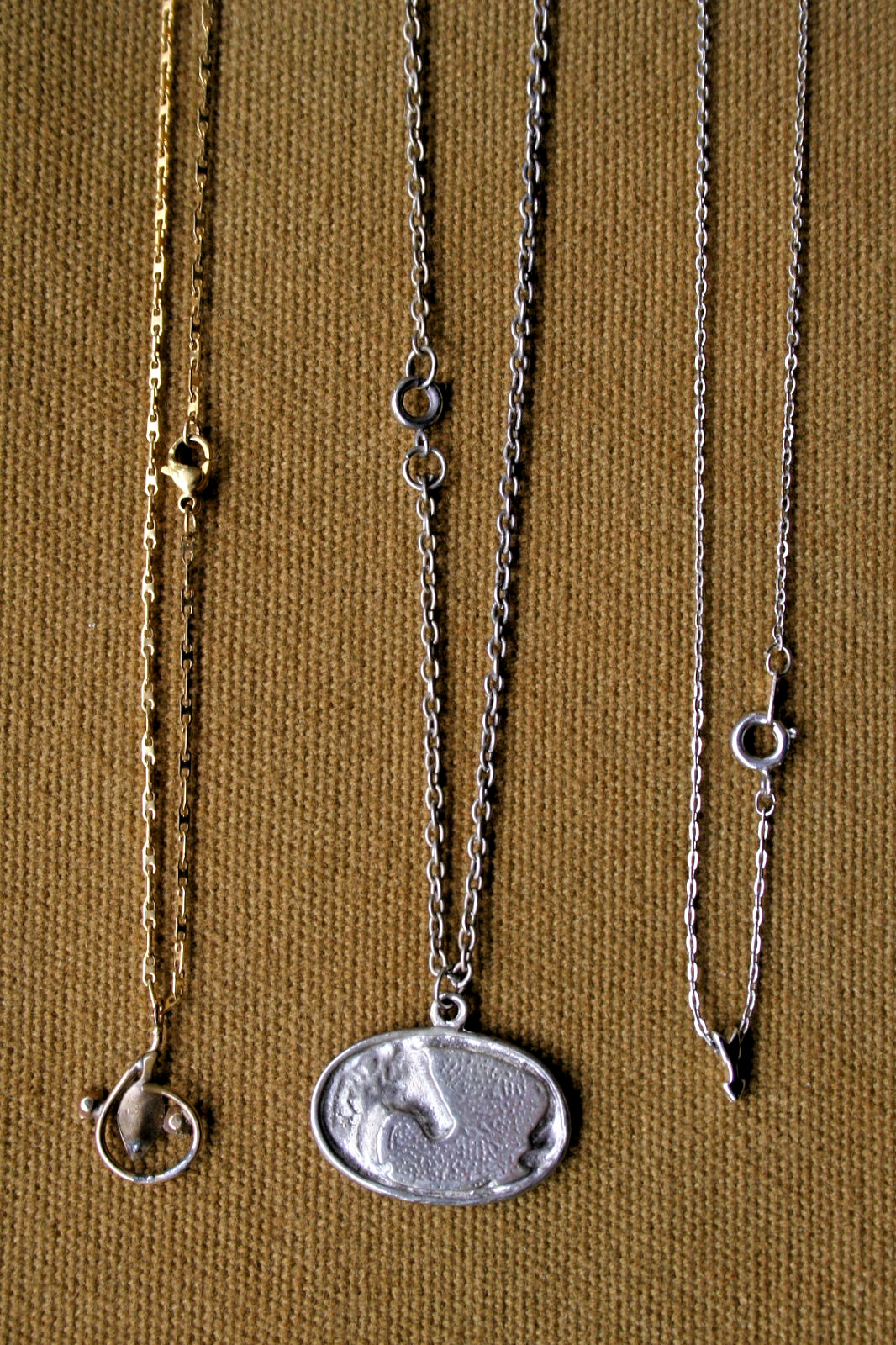 Vintage “PENDANT CHAIN NECKLACES” !