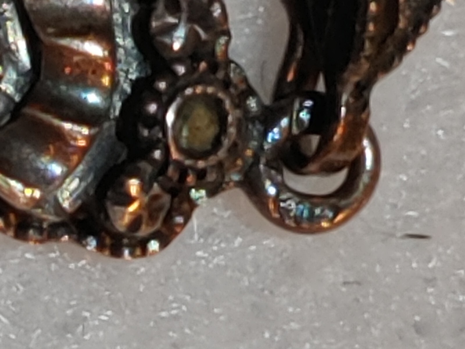 VTG RARE – CROSS PENDANT – Solid 10K GOLD & DIAMONDS – SIGNED – SEE PICTURES