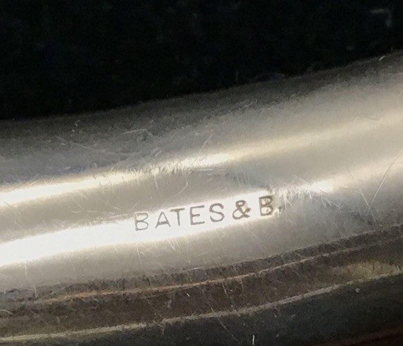 Antique Art Nouveau Edwardian Yellow Rolled Gold Bates Bangle Bracelet 29 Grams
