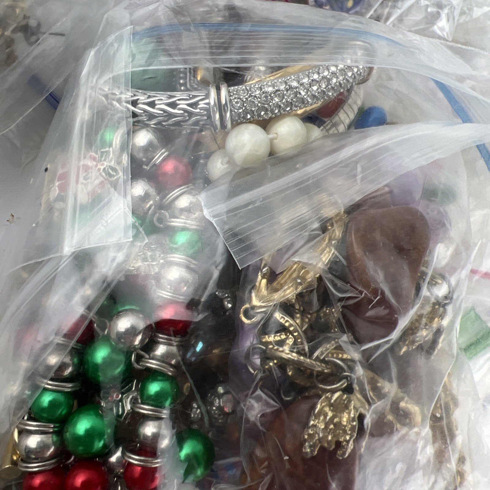 9lbs+ Lot of Vintage to Now Wearable Mixed Costume Jewelry Box Bulk Resale