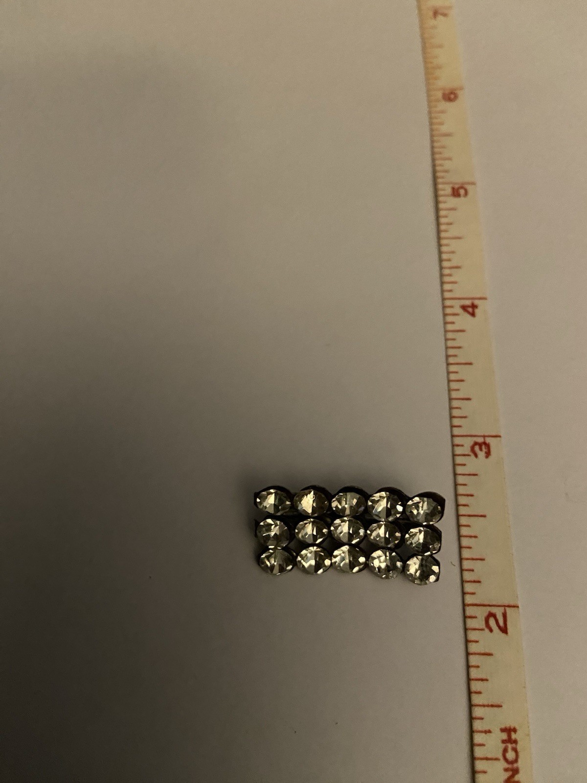 Rhinestone Pins And Bracelet Lot: Yes And No Pins; 5 Pieces Total