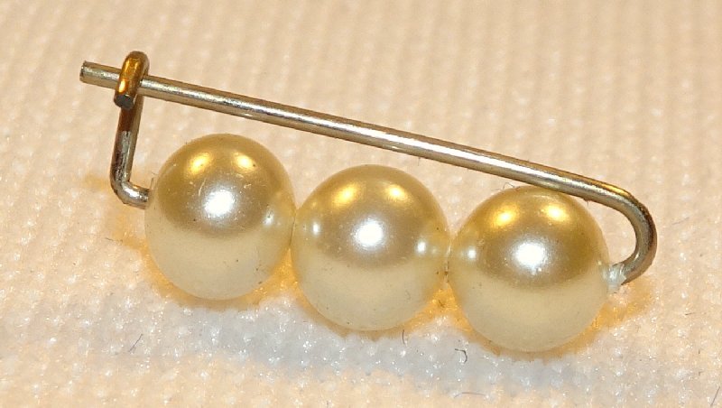 Necklace Shortener Elgin American Gold Filled Faux Pearl New Old Stock
