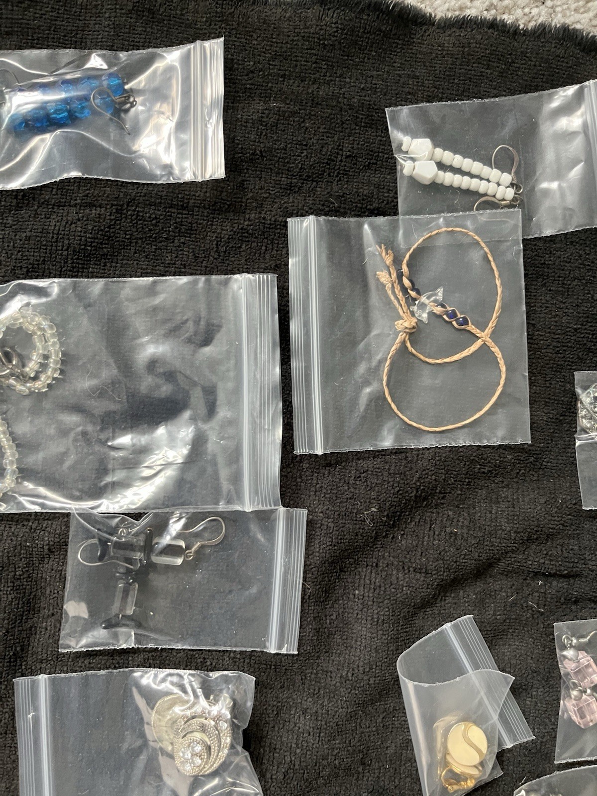 Vintage Earrings /Necklace Lot Mixed Costume Jewelry 1lb 5oz