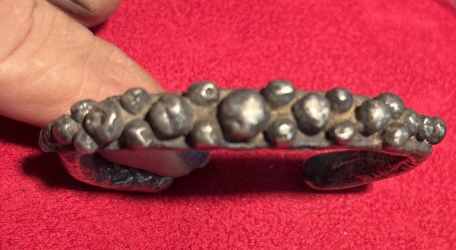 East Timor Antique 2” Baby/Child Bracelet Metal Alloy Unique