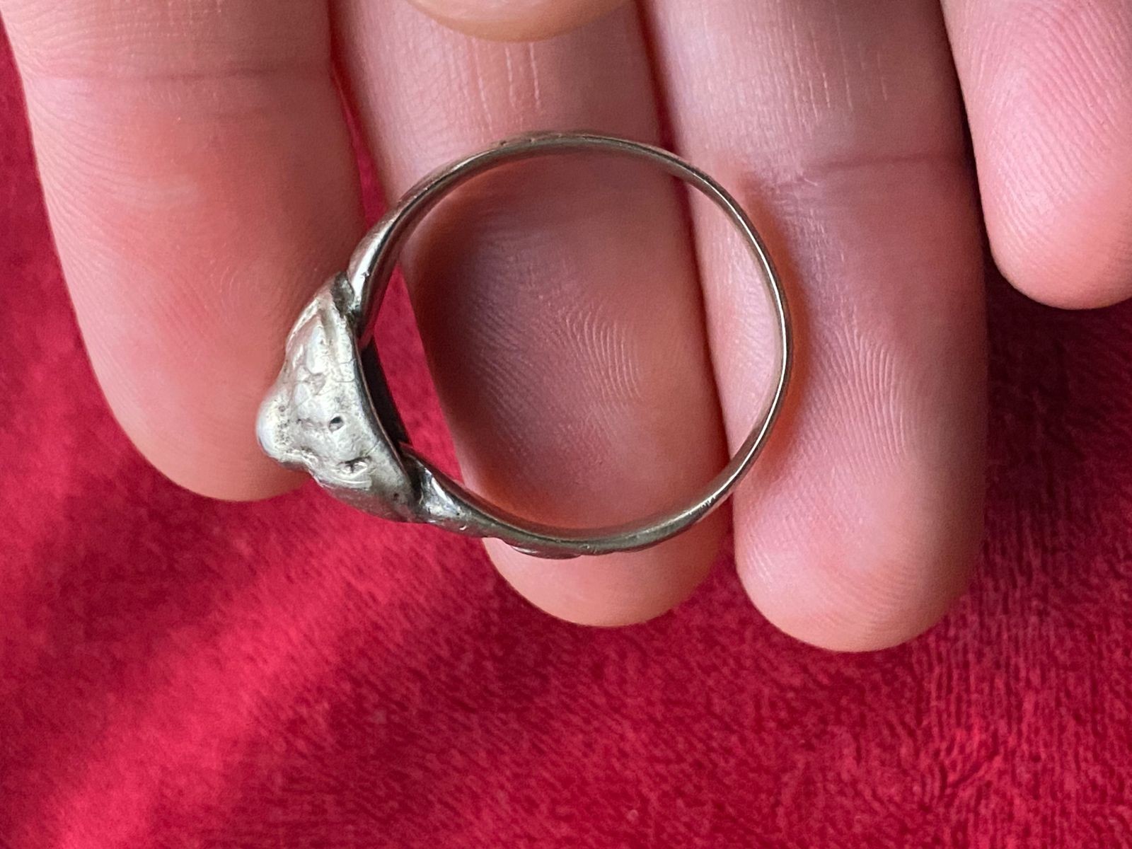 RARE Ancient Byzantine Silver Handmade Ring 189