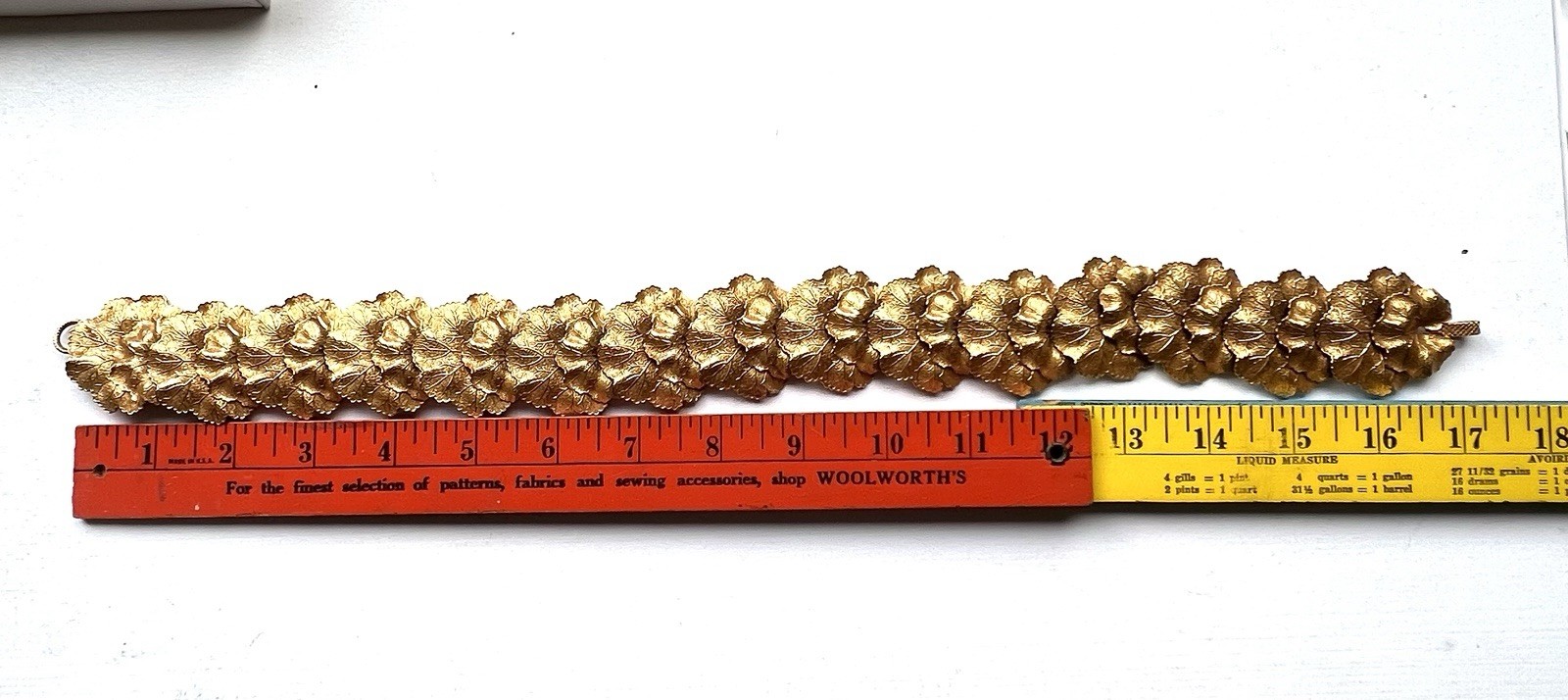 Necklace/Collar Dominique Aurientis France VTG 1980s 18 K Gold Plated 17” #280