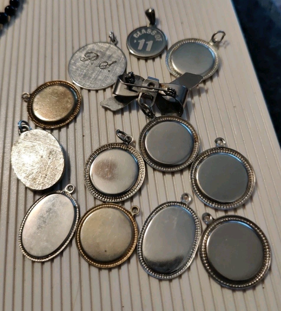 Photo Charm or Pendant Lot
