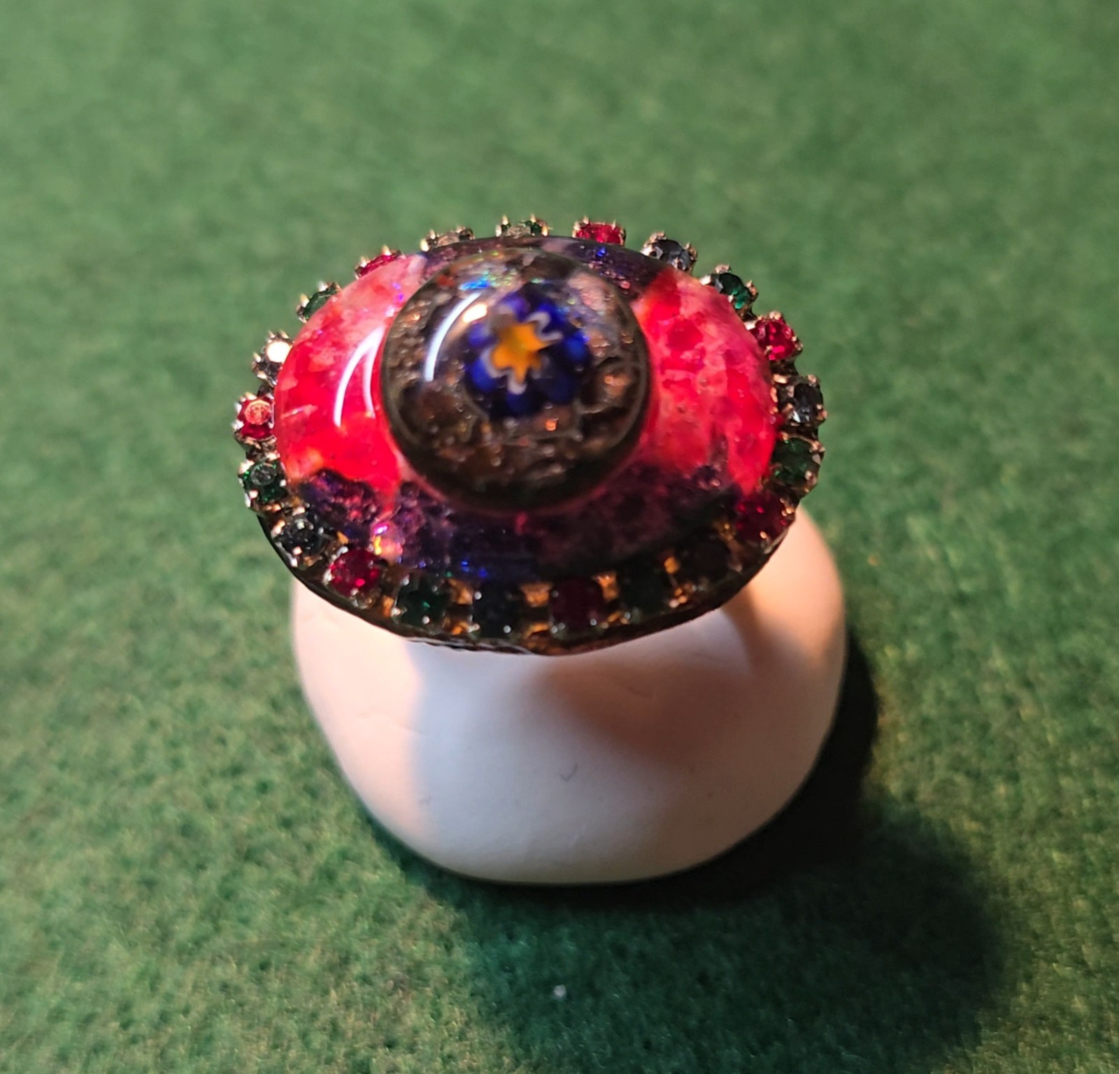 glass eye ring