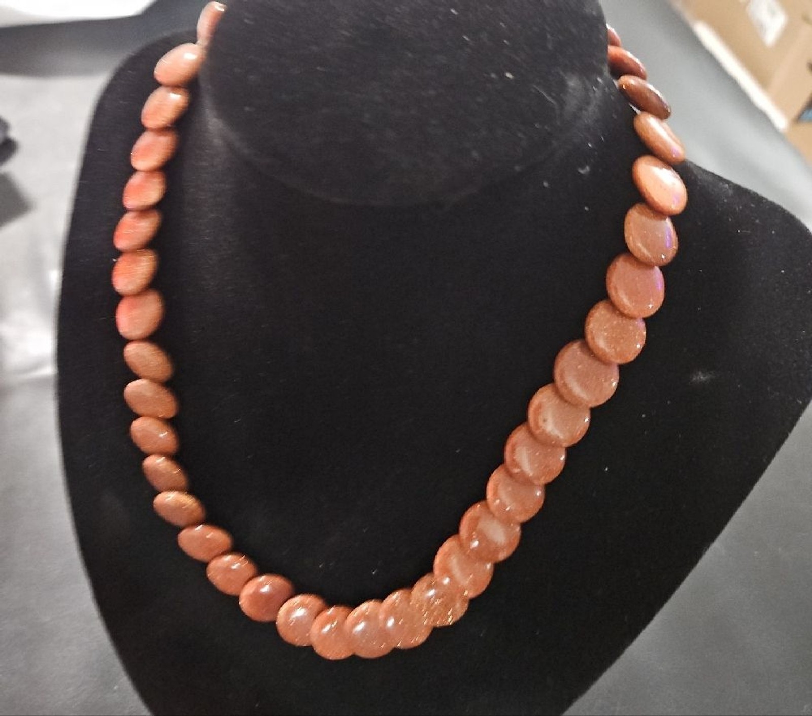 Elegant Goldstone Necklace