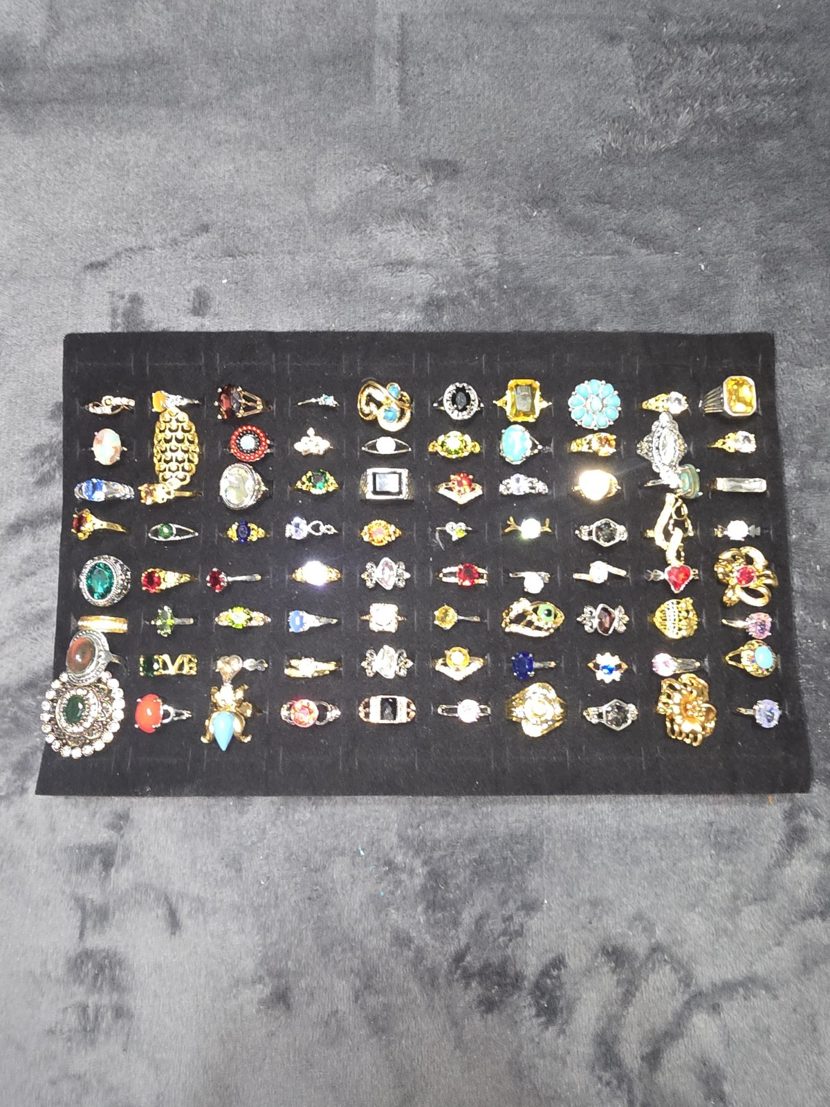 Modern Vintage 80 Piece Costume Ring Lot