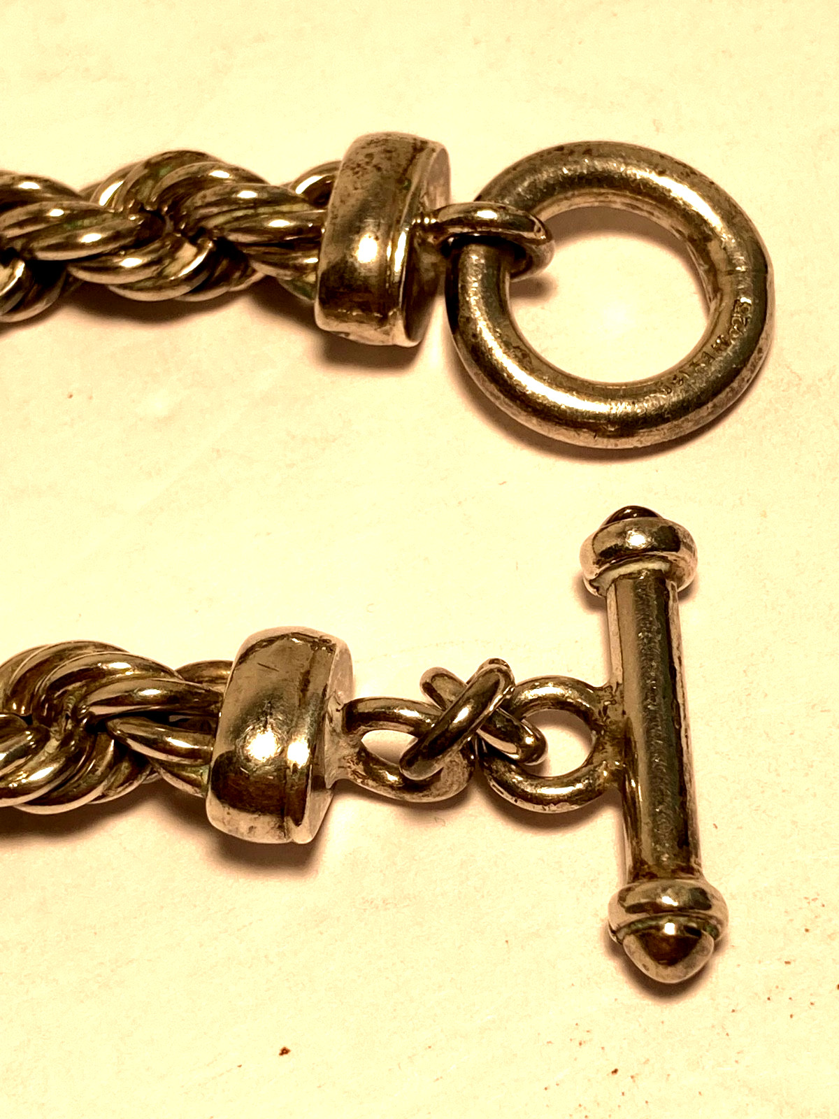 Vintage Solid Sterling Silver Bracelet made in Mexico in Excellent Condition