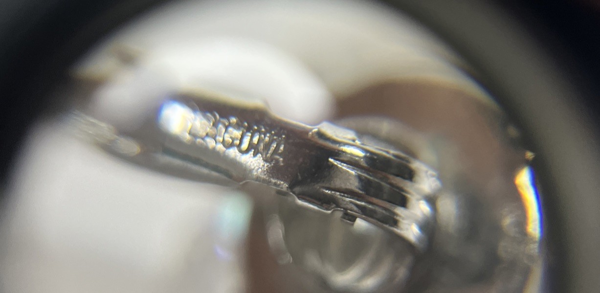 Vintage~MINT~Signed Laguna Clear AB Crystal Clip Earrings Silver Tone Jewelry