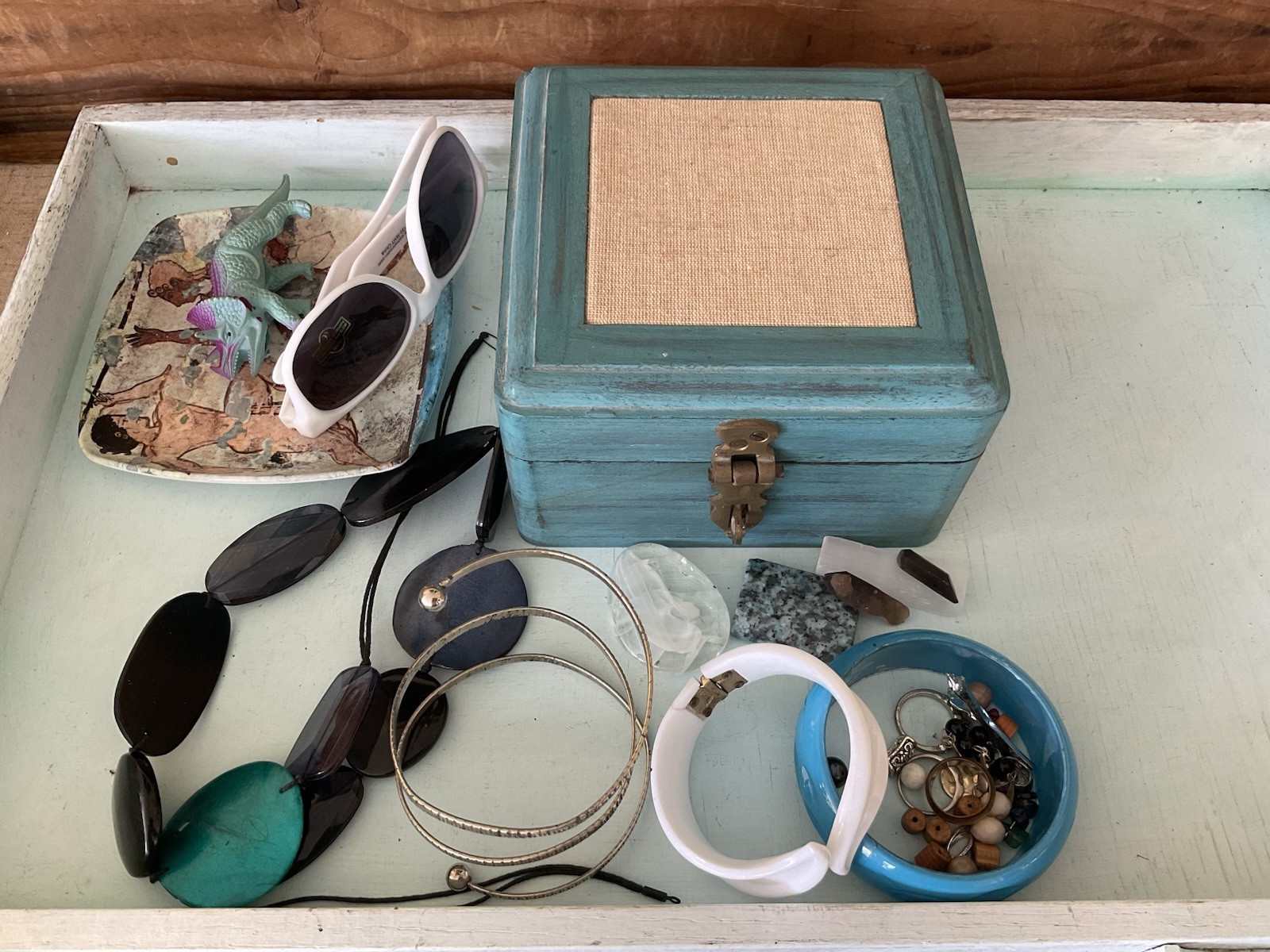 Vintage to modern Jewelry junk drawer Lot Harvest scrap wear repair Fun pieces!
