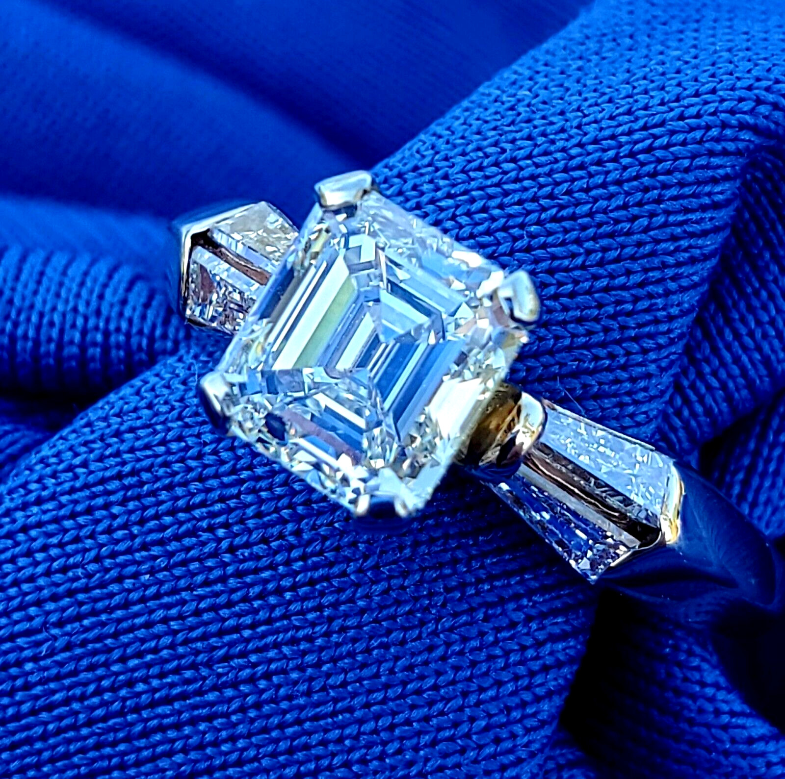 Original EARTH MINED DIAMOND Deco Engagement Ring Vintage Style Solitaire 14K