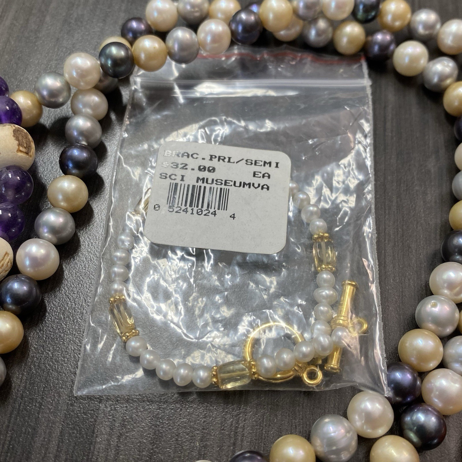Gemstone Necklace & Bracelet Lot – Semi Precious Gem Jewelry – Amethyst & More