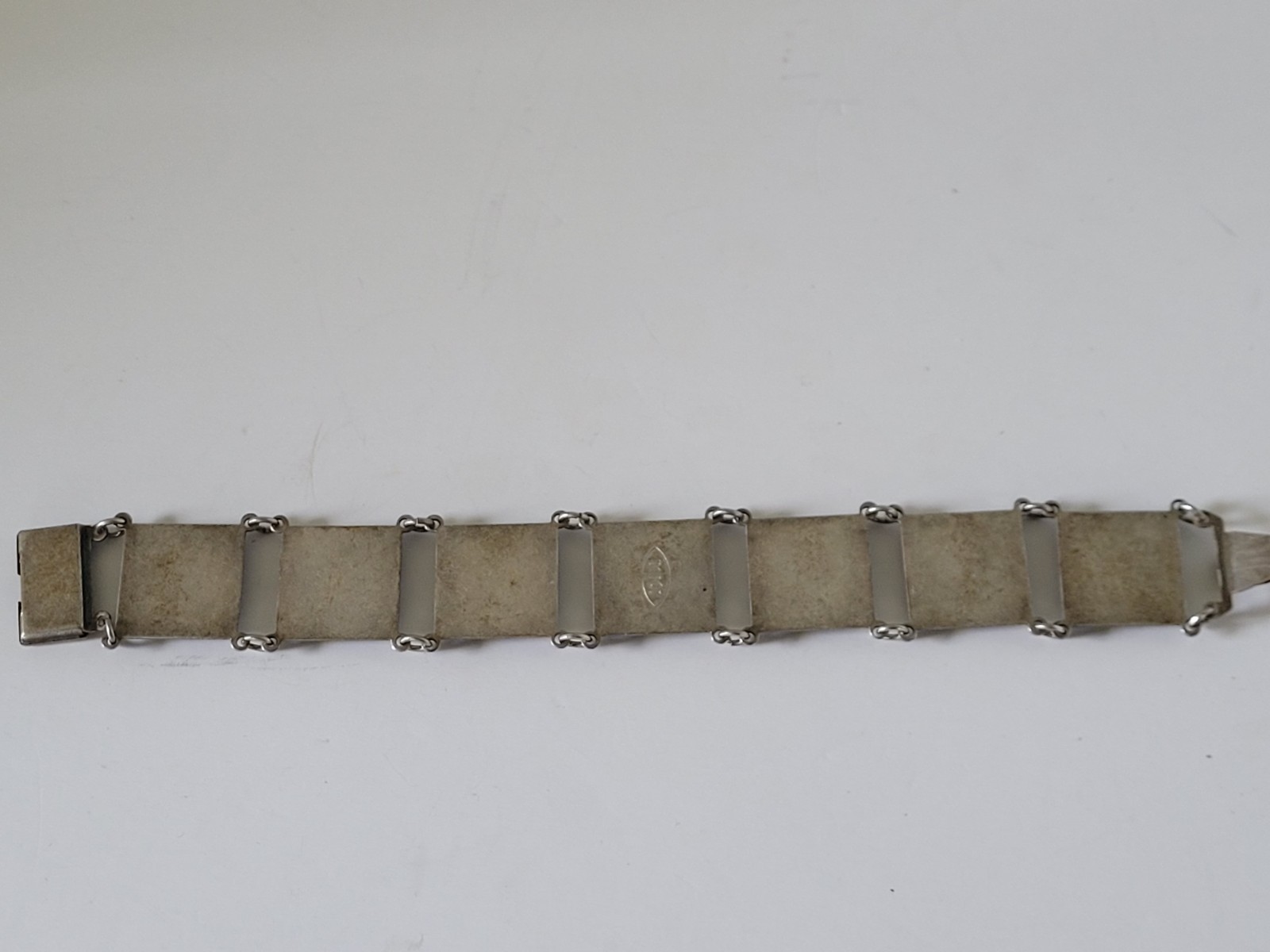 Adaya Colorful Enamel Crystal Panel Bar Link Bracelet 7.5” Israel