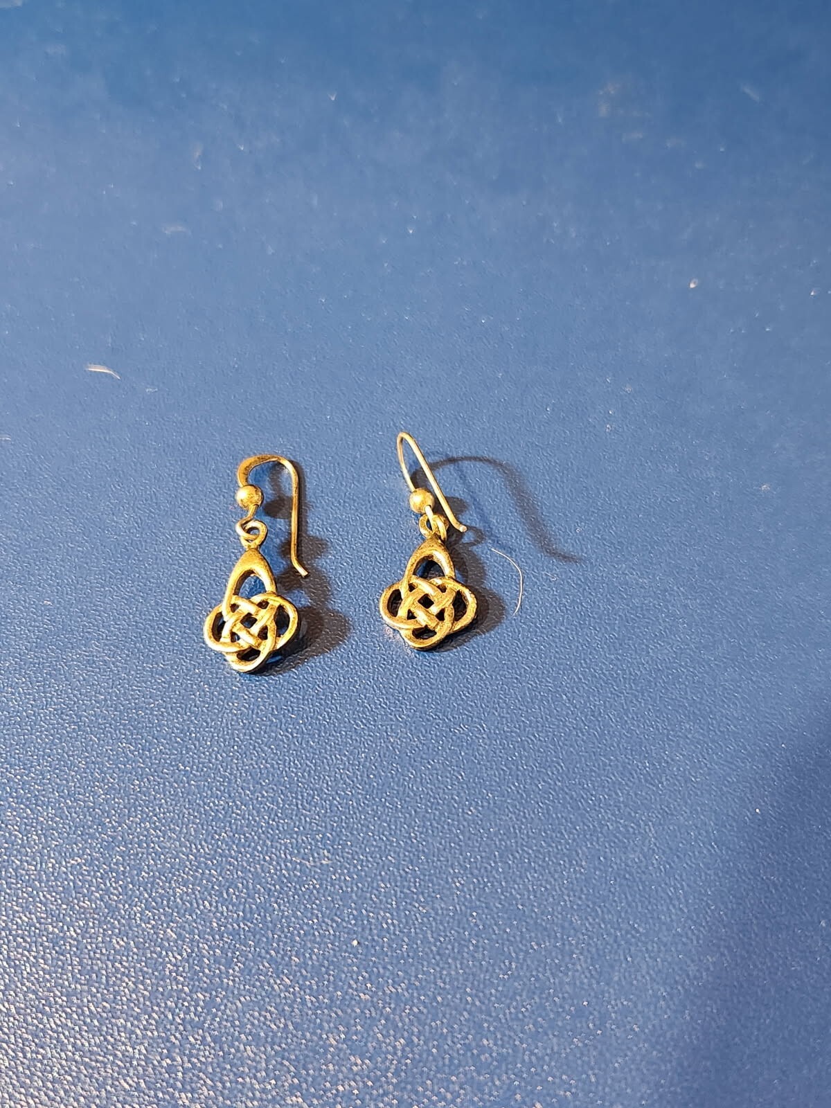 Sterling Silver Celtic Knot Dangle Earrings