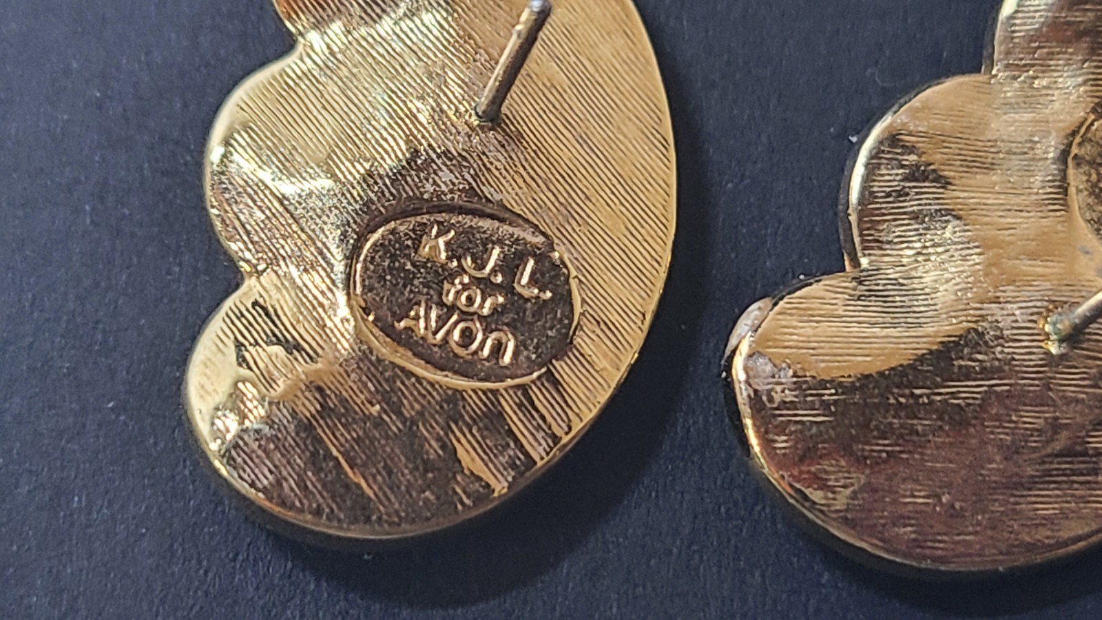 KJL Kenneth Jay Lane For Avon Earrings Butterfly Wings, Vintage
